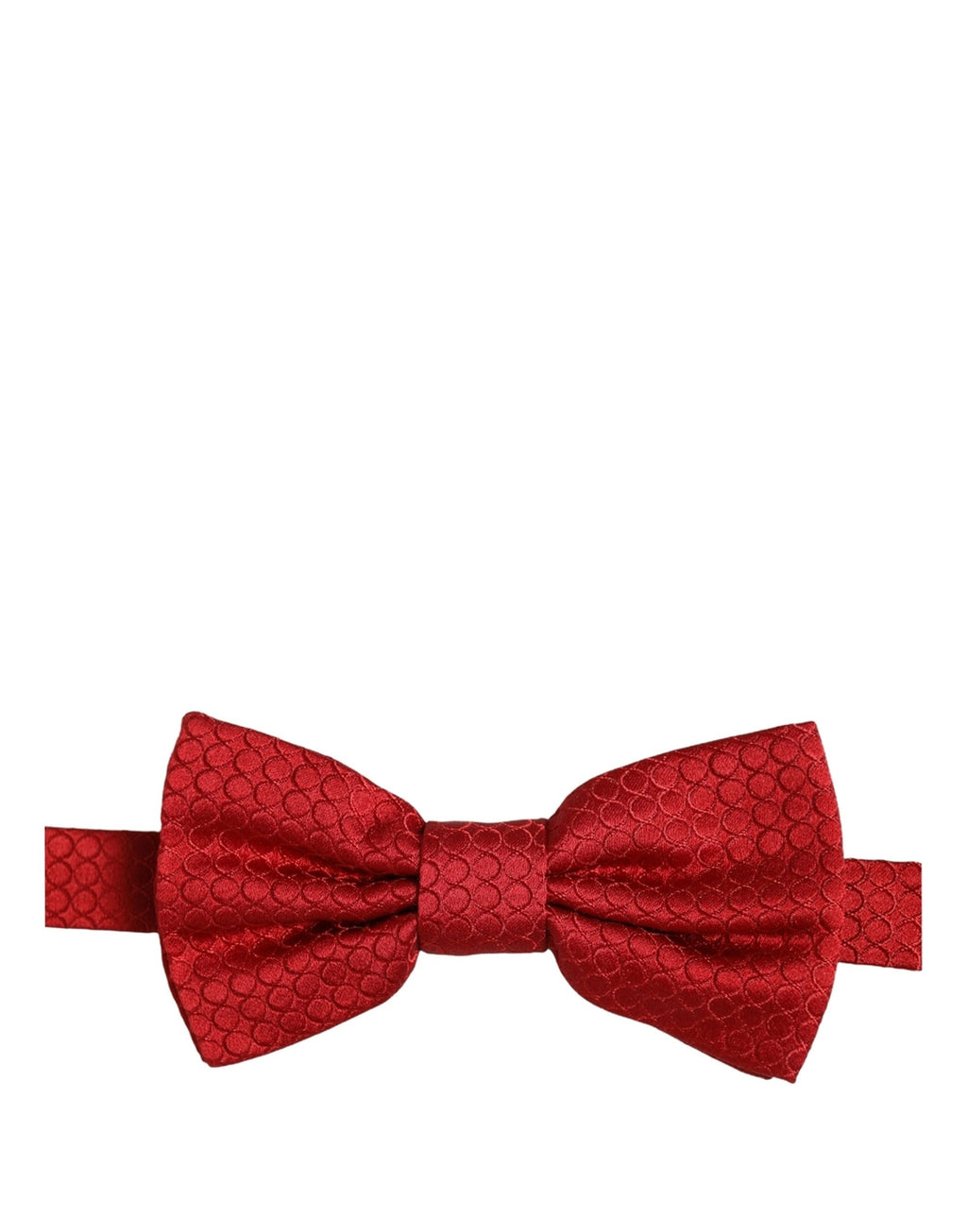 Dolce & Gabbana Herren-Papillon aus 100 % Seide in Rot, verstellbar