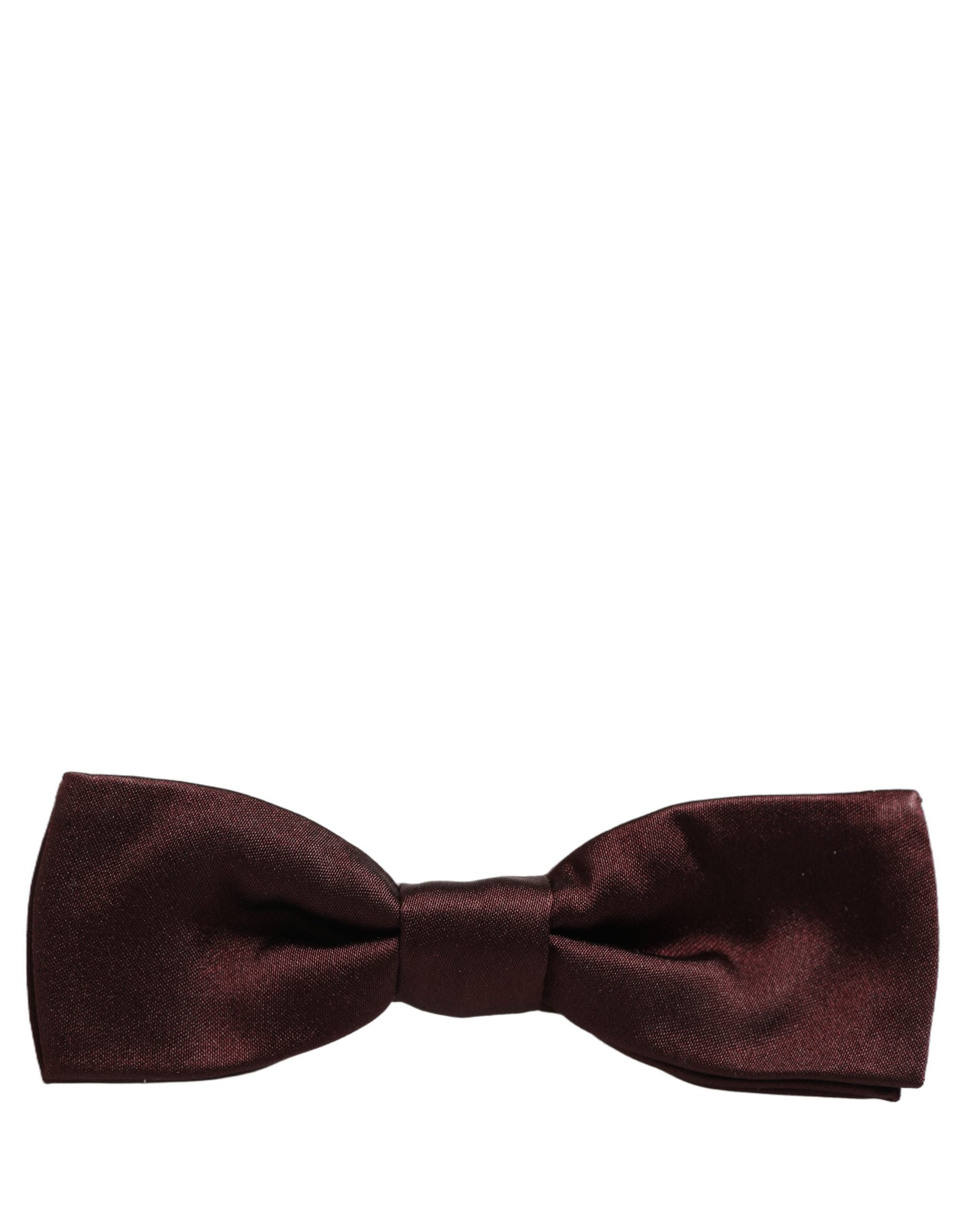 Dolce & Gabbana Herren Fliege aus 100% Seide, verstellbar, Braun