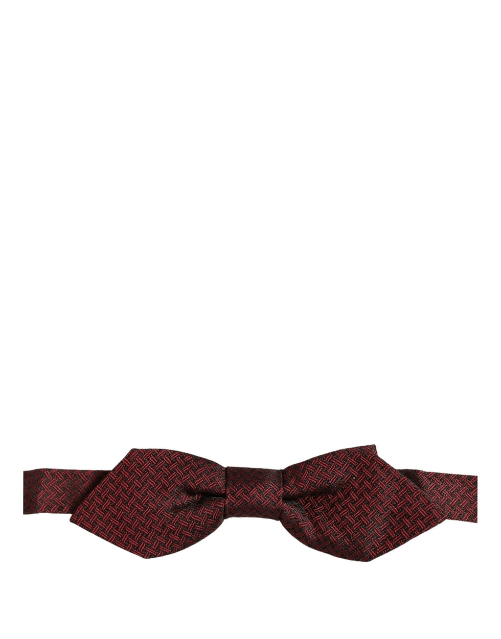 Dolce & Gabbana Herren Fliege aus roter Seide "Fantasy" mit verstellbarem Band