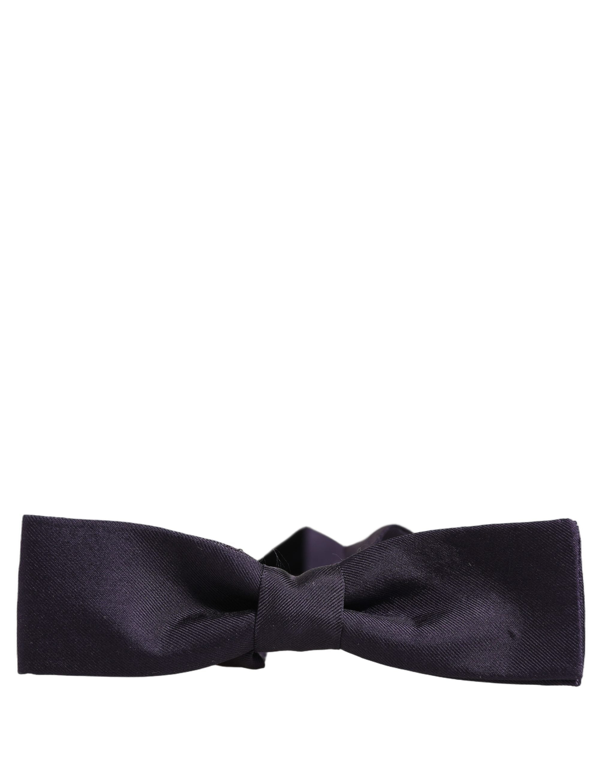 Dolce & Gabbana Herren Fliege aus 100% Seide, Violett, Verstellbar
