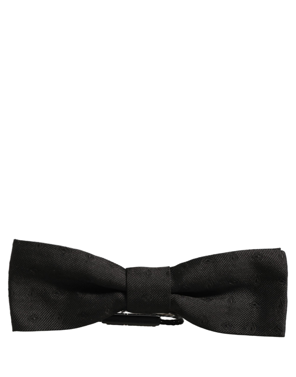 Dolce & Gabbana Herren Schwarze 100% Seide Verstellbare Krawatte Fliege