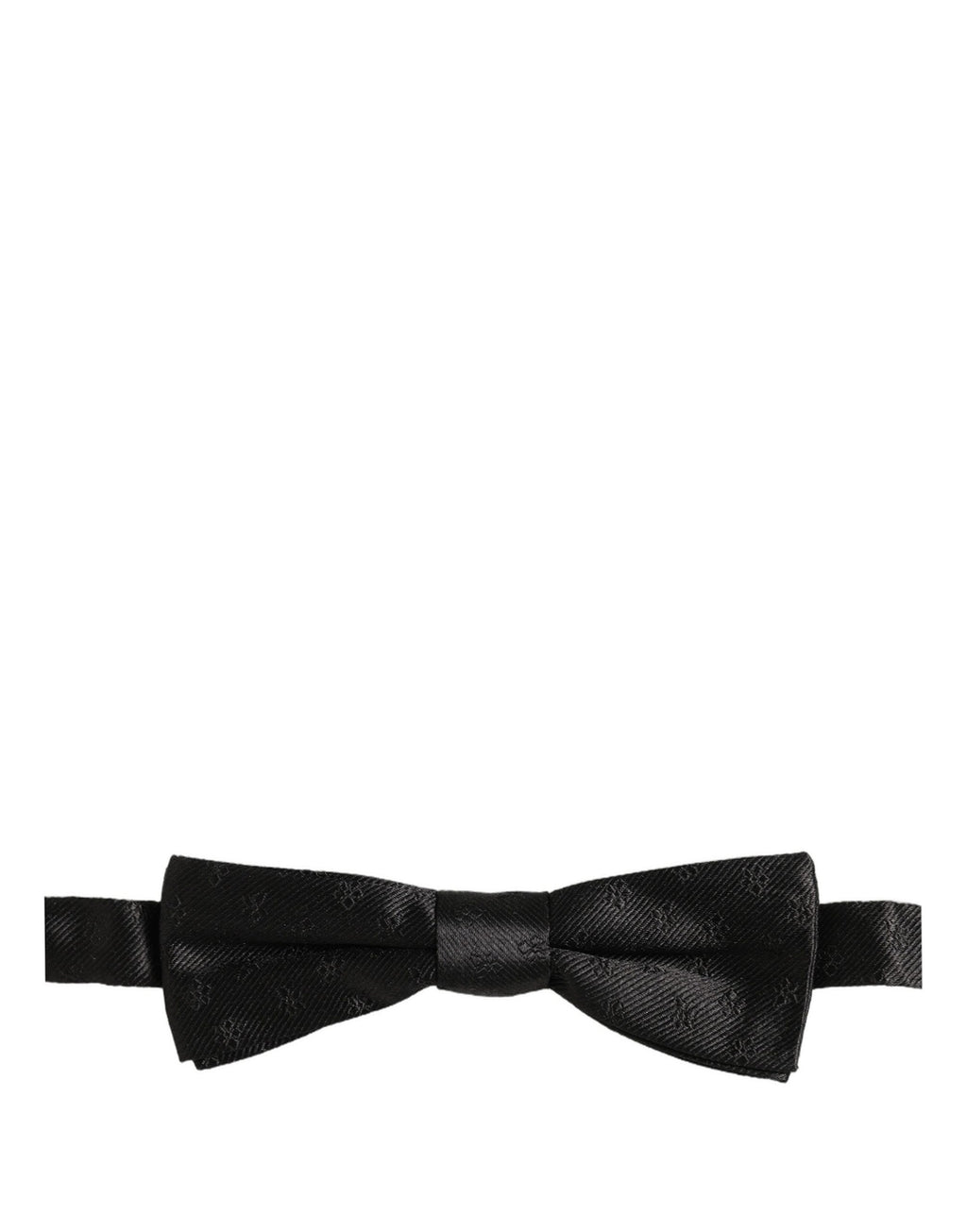 Dolce & Gabbana Herren schwarze Seiden-Papillon mit Blumenmuster, verstellbar