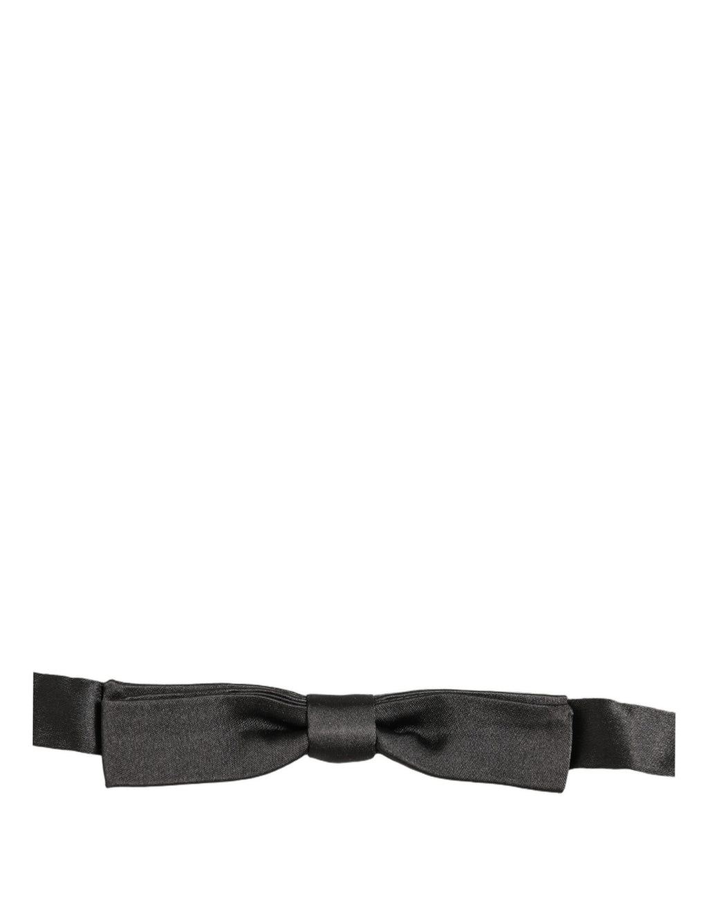 Dolce & Gabbana Herren Schwarze 100% Seide Verstellbare Krawatte Fliege