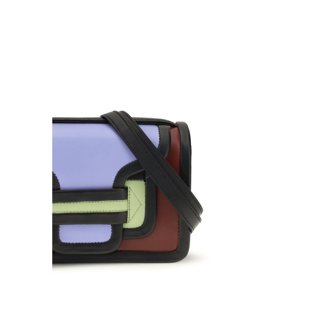 Pierre Hardy Multicolor Calf Leather Bos Taurus Schultertasche