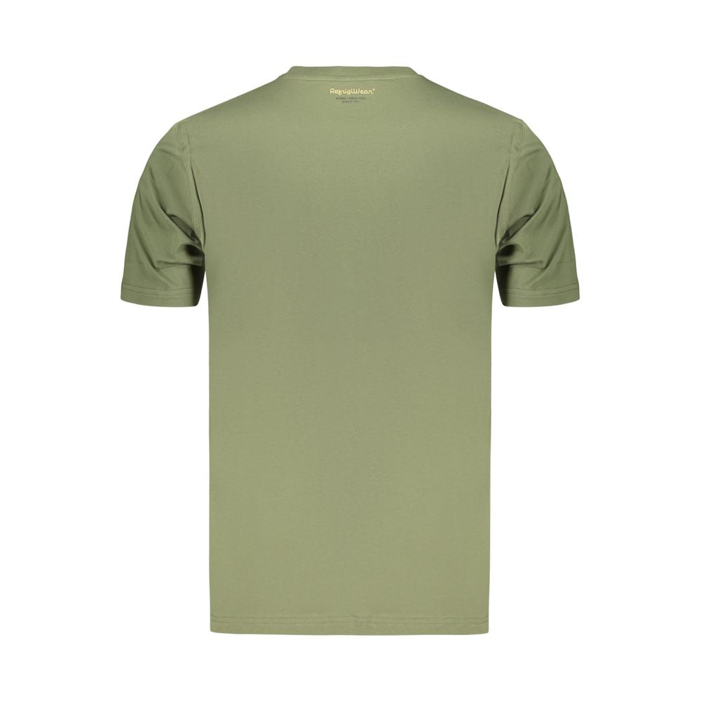Refrigiwear Grünes Baumwoll-T-Shirt für Herren
