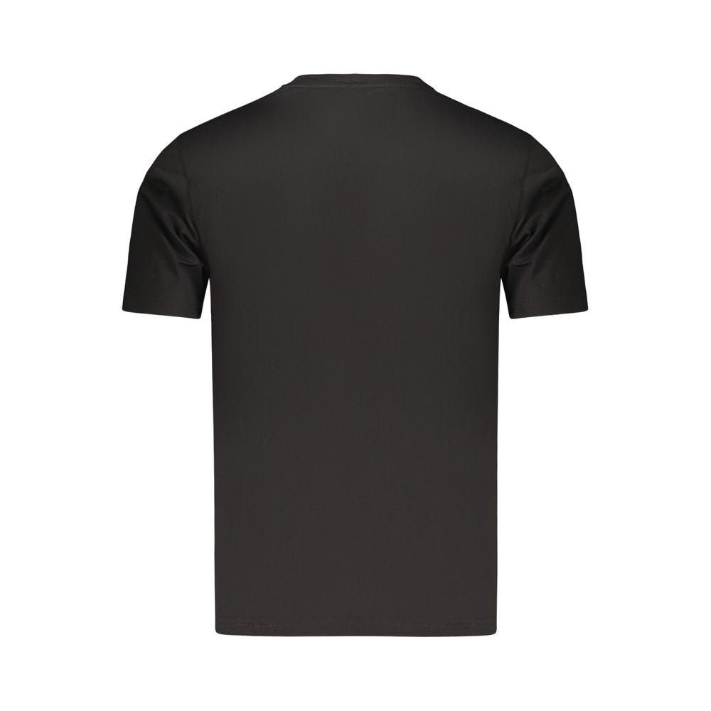 Refrigiwear Schwarzes Baumwoll-T-Shirt für Herren