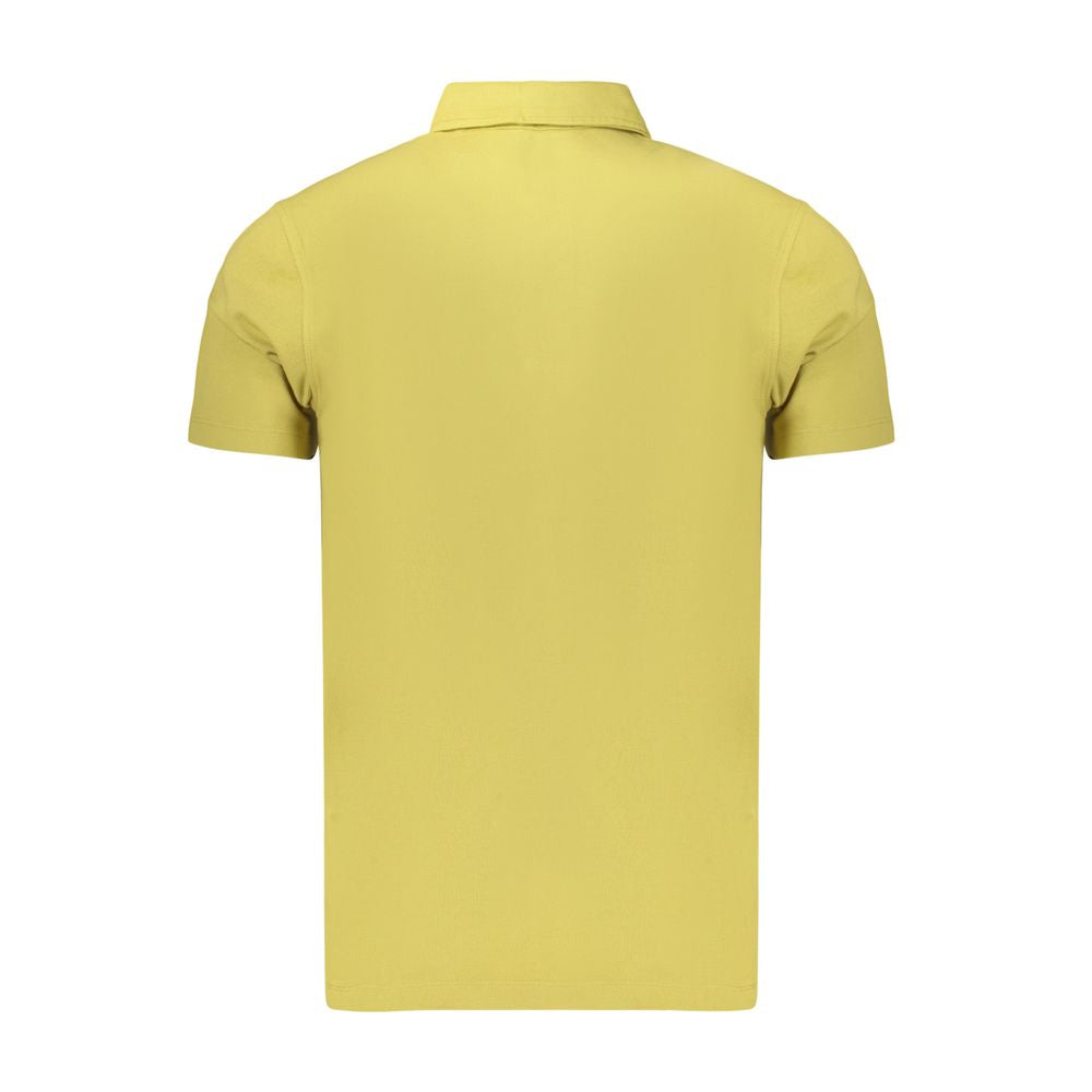 Refrigiwear Herren-Poloshirt aus gelber Baumwolle