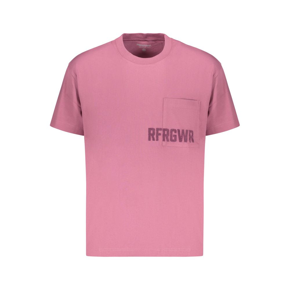 Refrigiwear Violettes Baumwoll-T-Shirt für Herren
