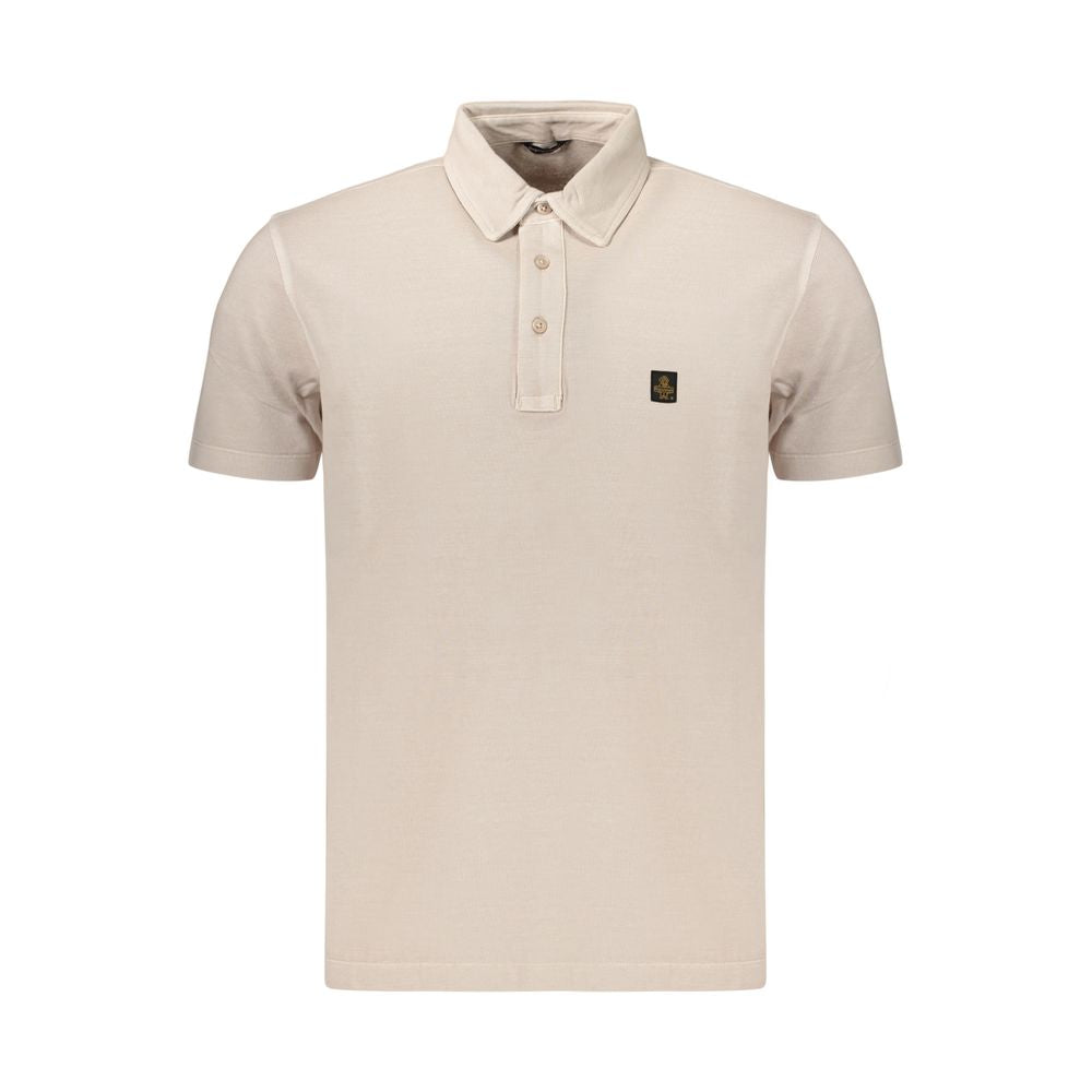 Refrigiwear Beige Baumwoll-Poloshirt für Herren