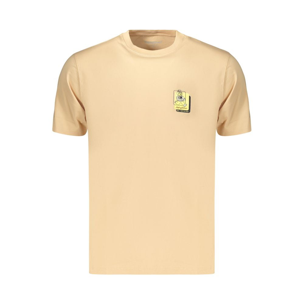 Refrigiwear Beige Baumwoll-T-Shirt für Herren