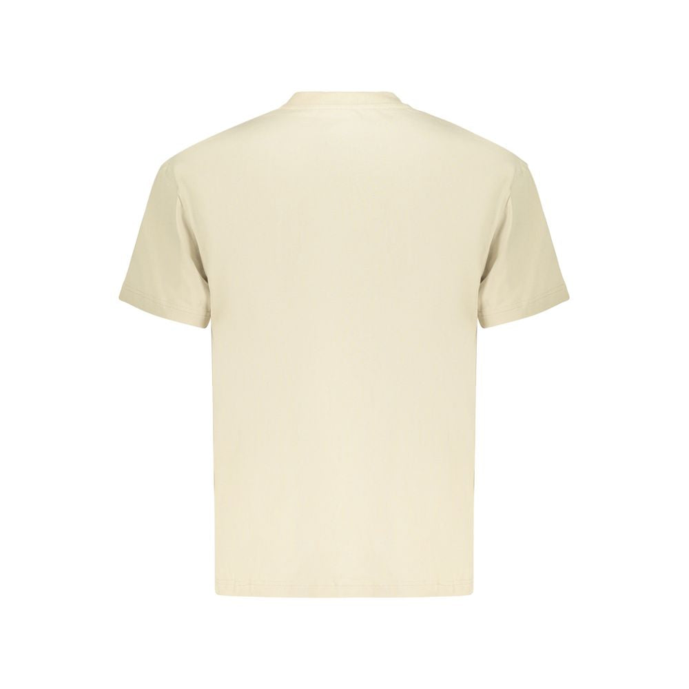 Refrigiwear Beigefarbenes T-Shirt aus Baumwolle