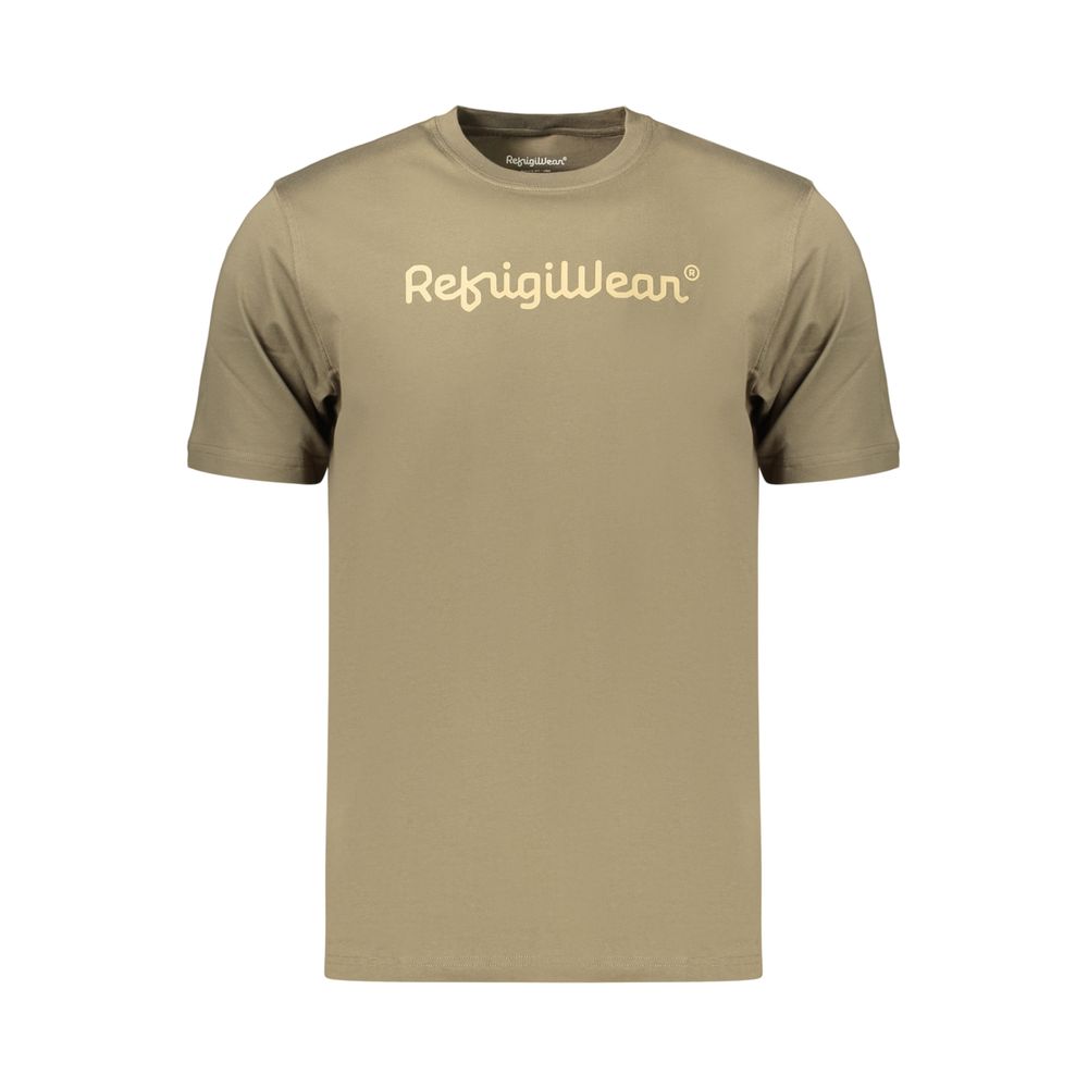 Refrigiwear Grünes Baumwoll-T-Shirt für Herren