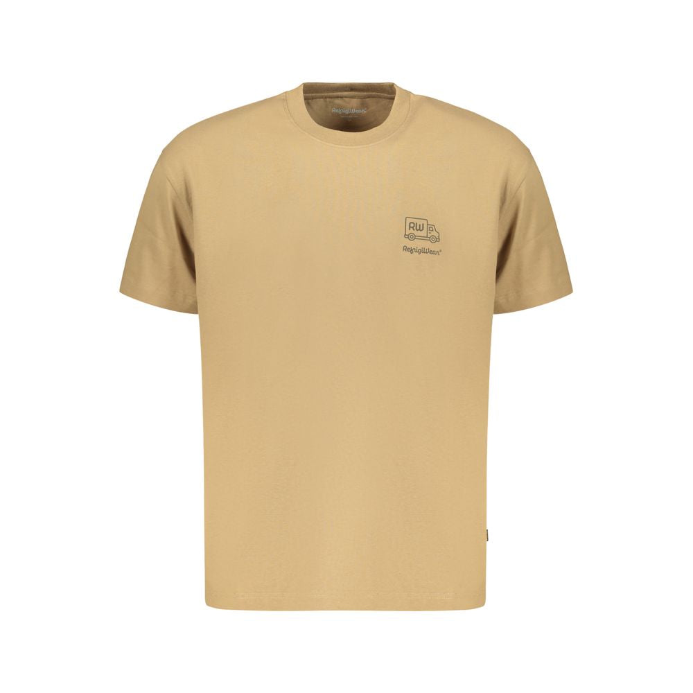 Refrigiwear Braunes Baumwoll-T-Shirt für Herren