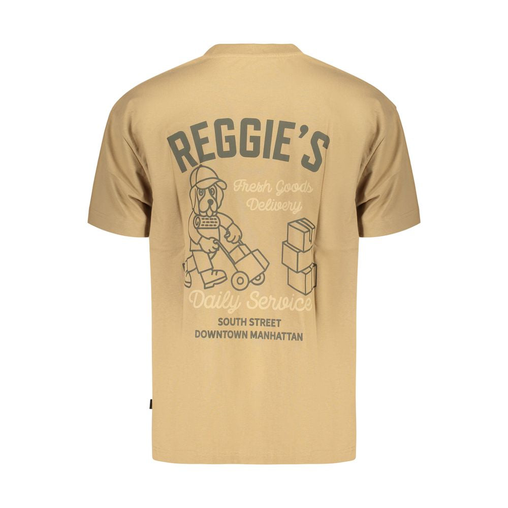Refrigiwear Braunes Baumwoll-T-Shirt für Herren