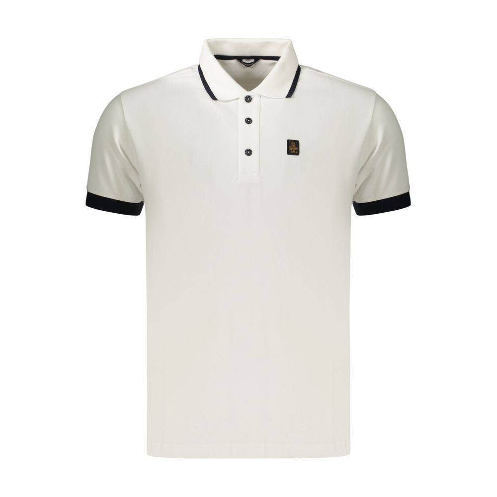 Refrigiwear Baumwoll-Poloshirt in Weiß