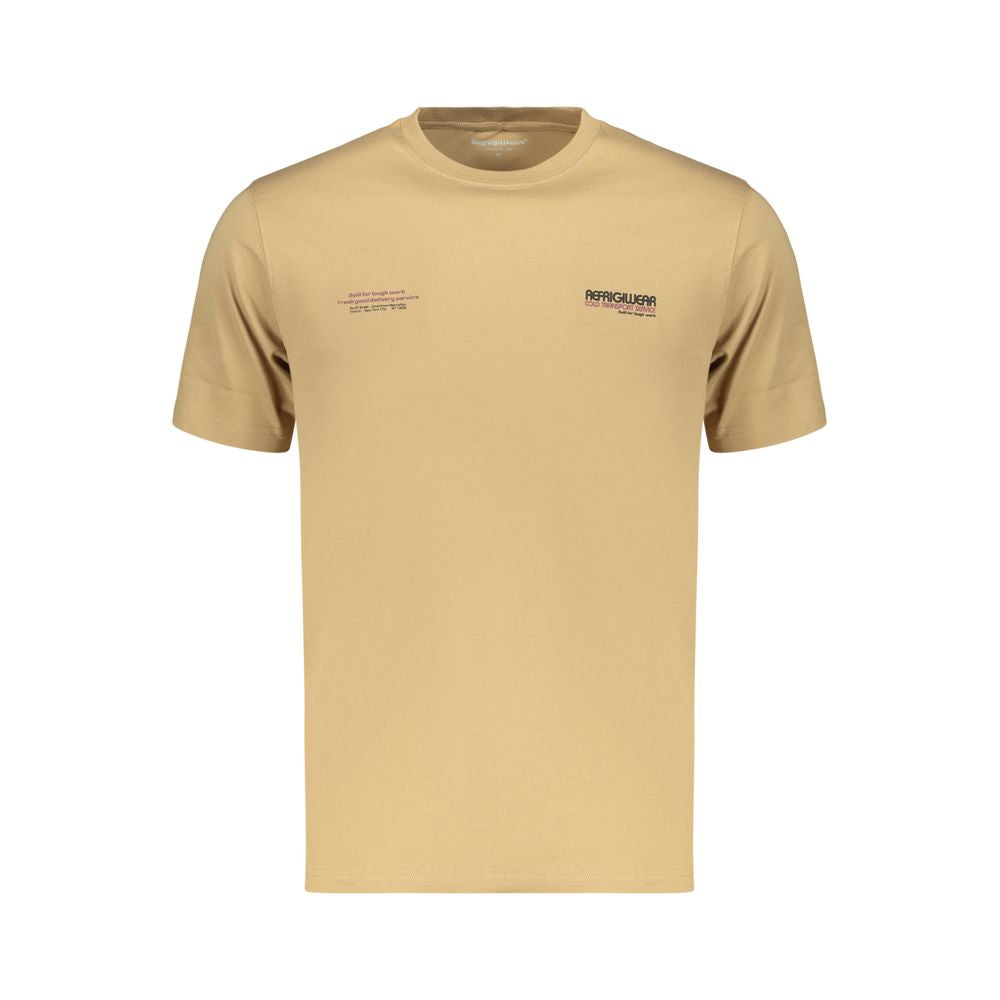 Refrigiwear Braunes Baumwoll-T-Shirt für Herren