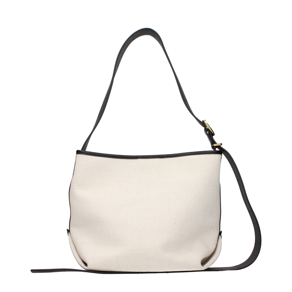 Jil Sander Beige Stoff-Umhängetasche
