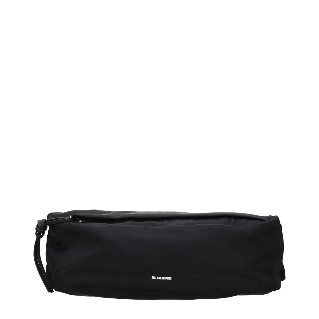 Jil Sander Schwarzer Rucksack aus Stoff
