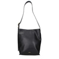 Jil Sander Schwarze Leder Umhängetasche