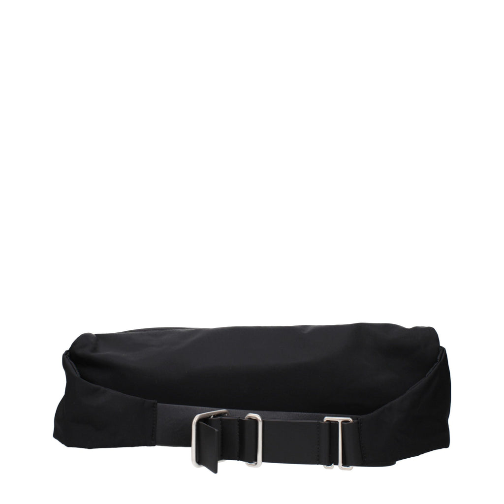 Jil Sander Schwarzer Rucksack aus Stoff