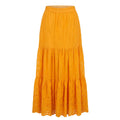 Trussardi Jeans Orange Polyester Damenrock