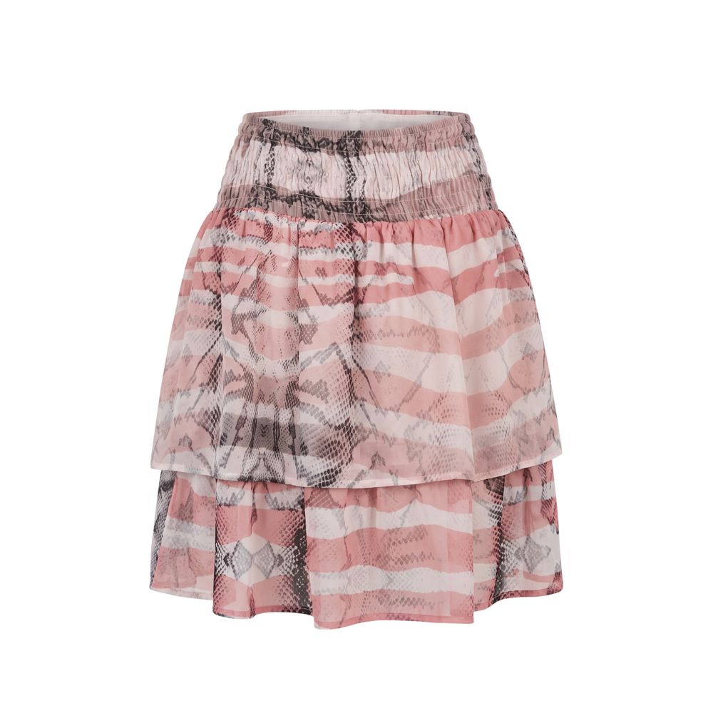 Trussardi Jeans Pink Polyester Damenrock