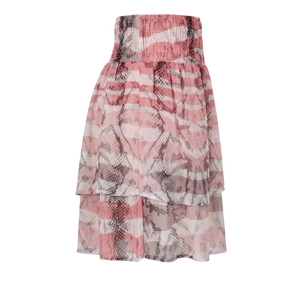 Trussardi Jeans Pink Polyester Damenrock