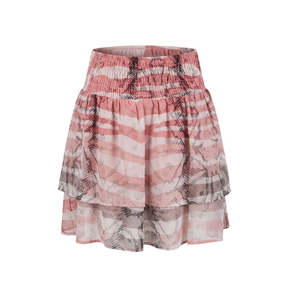 Trussardi Jeans Pink Polyester Damenrock
