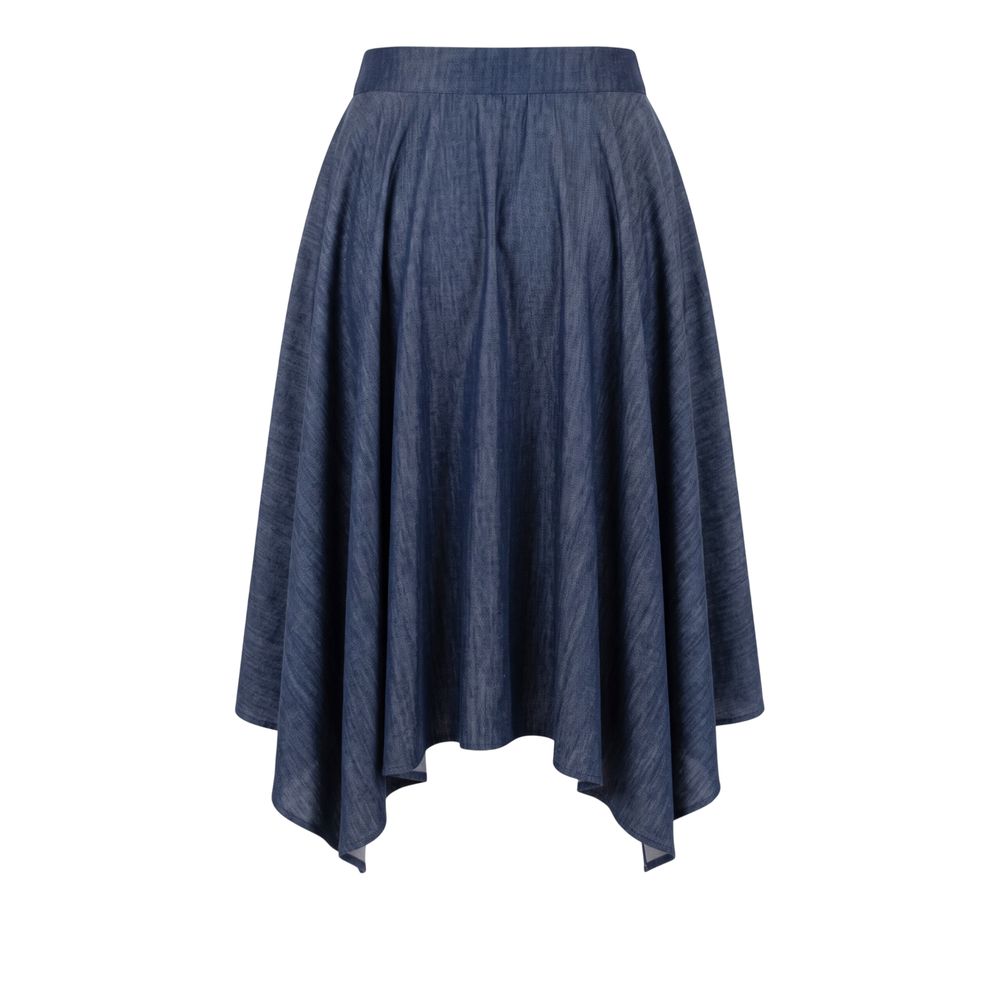 Trussardi Jeans Blaue Jeansrock für Damen