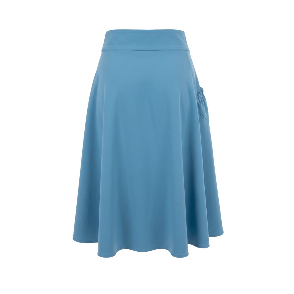 Trussardi Jeans Blaue Damen-Rock aus Polyester