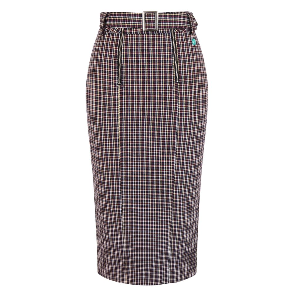 Trussardi Jeans Schwarzer Baumwollrock für Damen