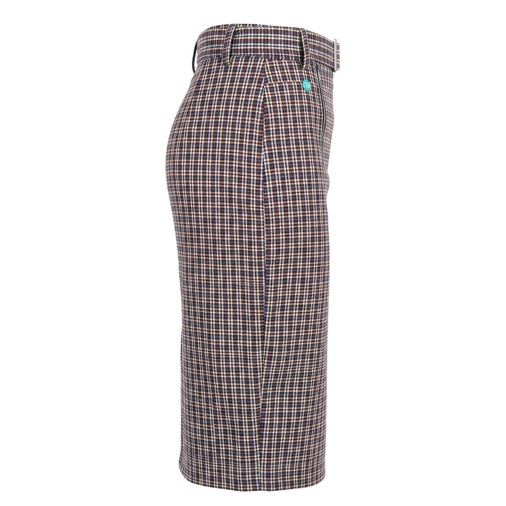 Trussardi Jeans Schwarzer Baumwollrock für Damen