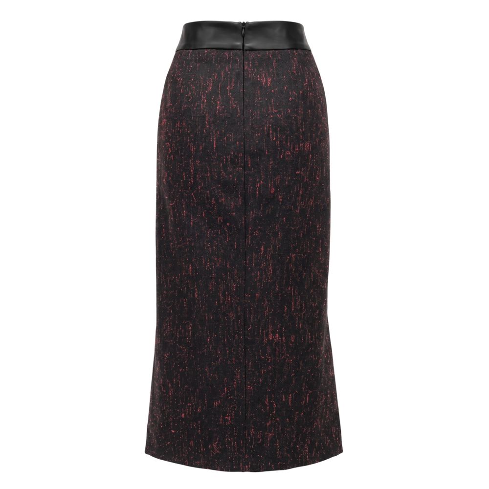 Trussardi Schwarzer Wollrock für Damen