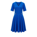 Trussardi Jeans Blaues Polyester-Kleid für Damen