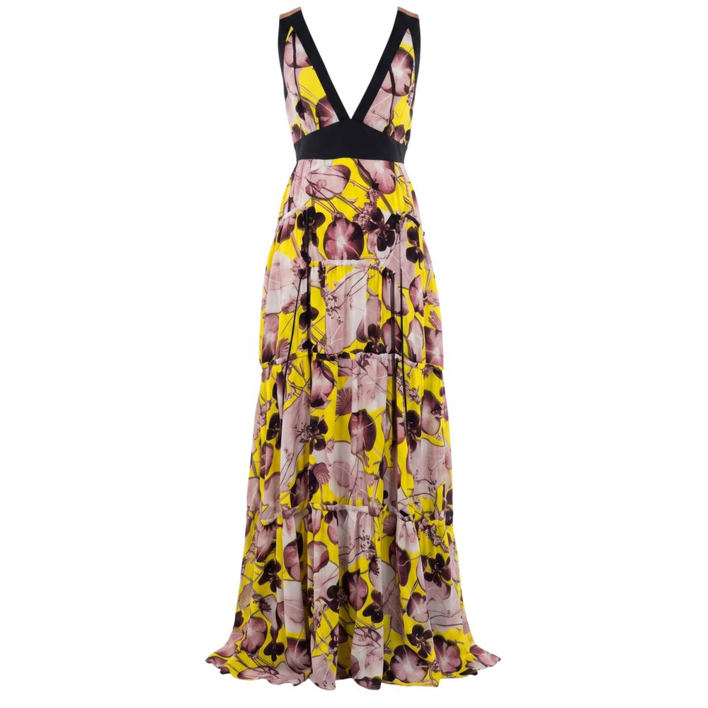 Trussardi Gelbes Seidenkleid für Damen