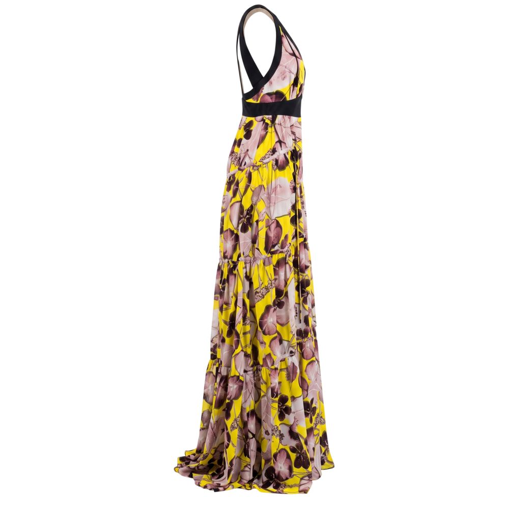 Trussardi Gelbes Seidenkleid für Damen