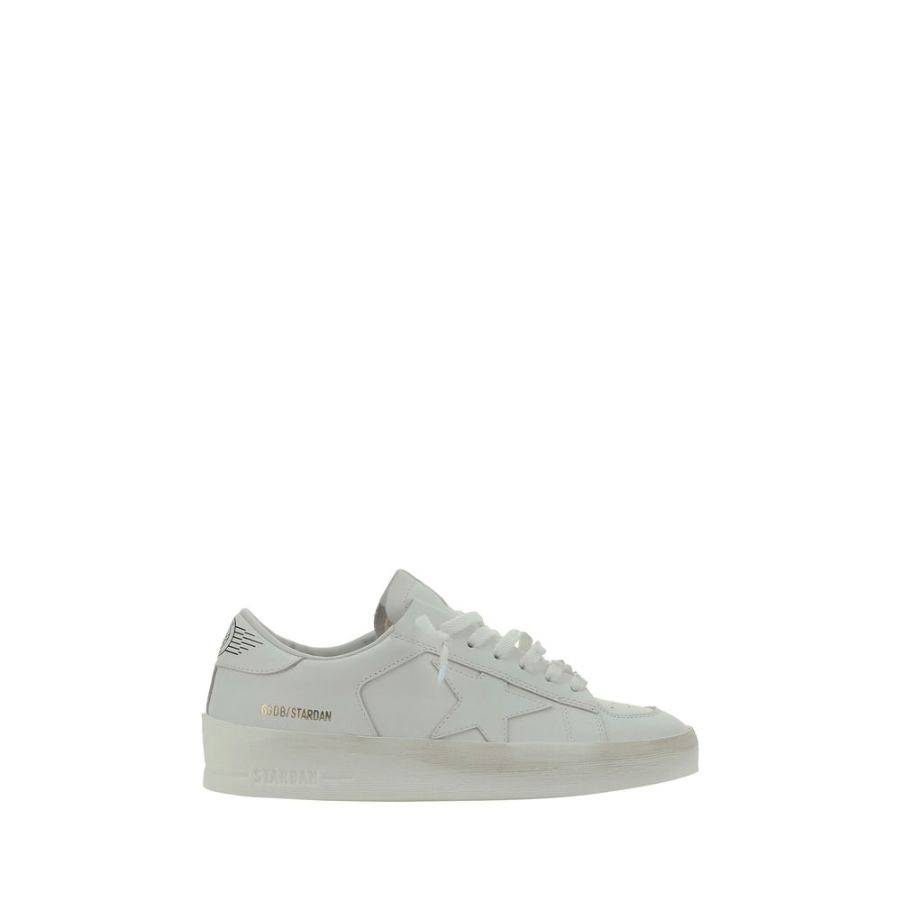 Golden Goose Weiße Sneaker aus Ziegenleder