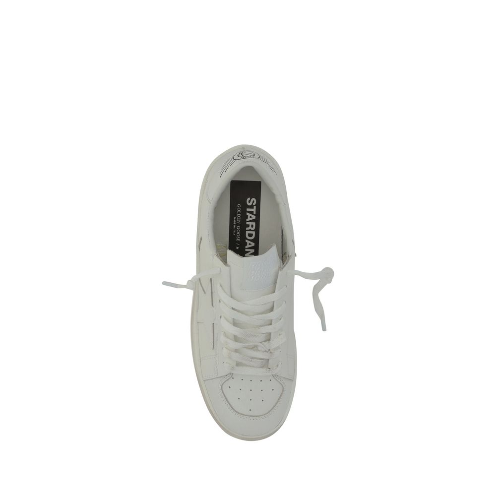 Golden Goose Weiße Sneaker aus Ziegenleder