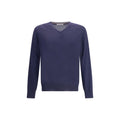 Brunello Cucinelli Blauer Kaschmirpullover