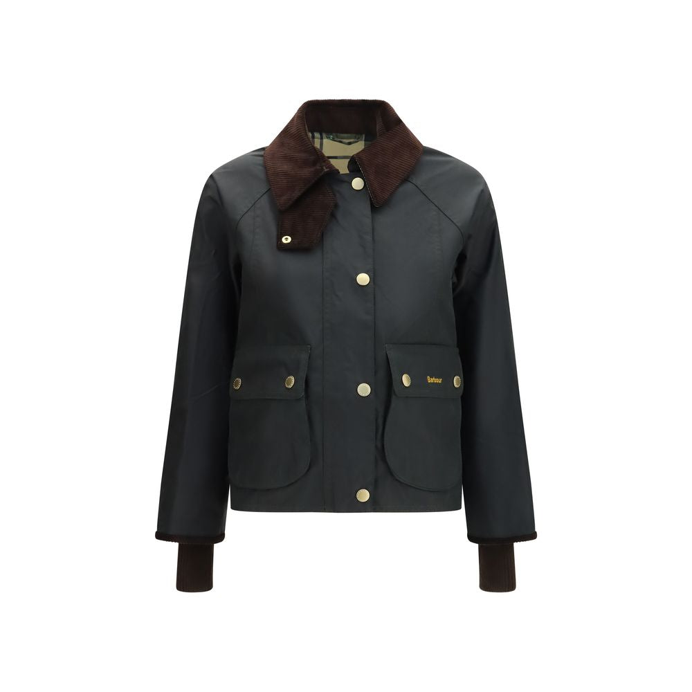Barbour Zweifarbige Baumwoll-Shell-Jacke