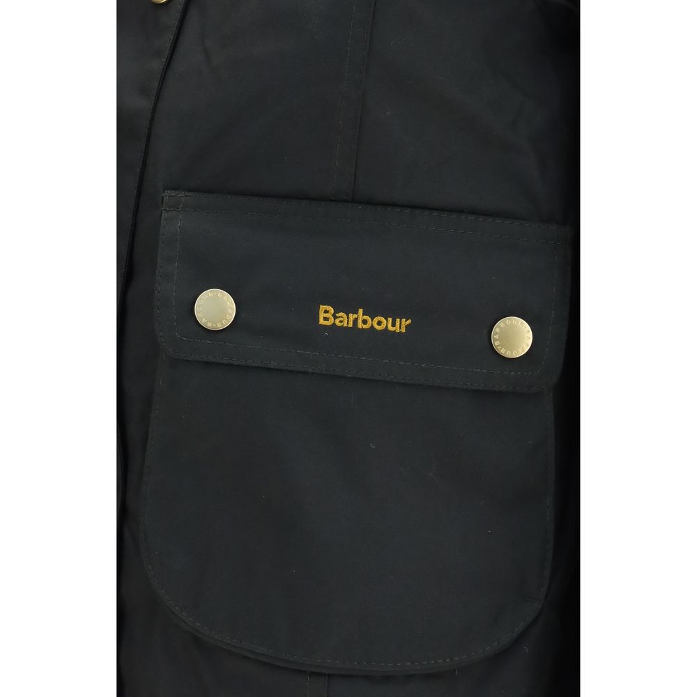 Barbour Zweifarbige Baumwoll-Shell-Jacke