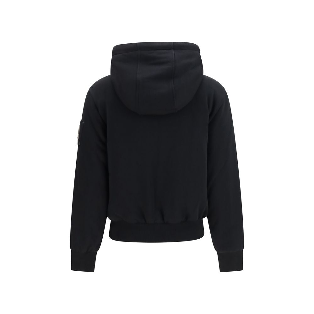 Moose Knuckles Schwarzer Baumwoll-Sweatshirt