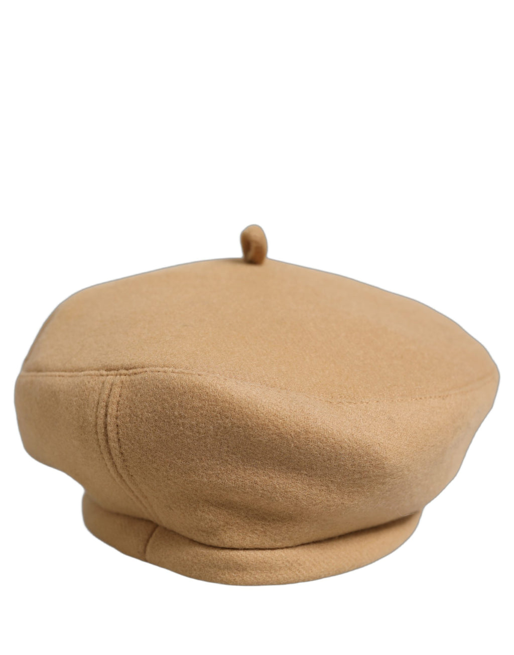 Dolce & Gabbana Beige Woll-Baskenmütze im französischen Stil Capello Hut