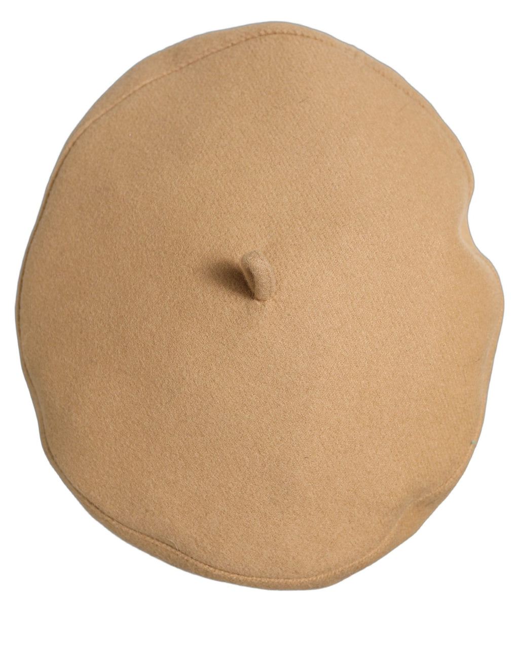 Dolce & Gabbana Beige Woll-Baskenmütze im französischen Stil Capello Hut