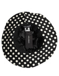 Dolce & Gabbana Schwarzer und weißer Polka-Dot-Bucket-Hat aus Baumwolle
