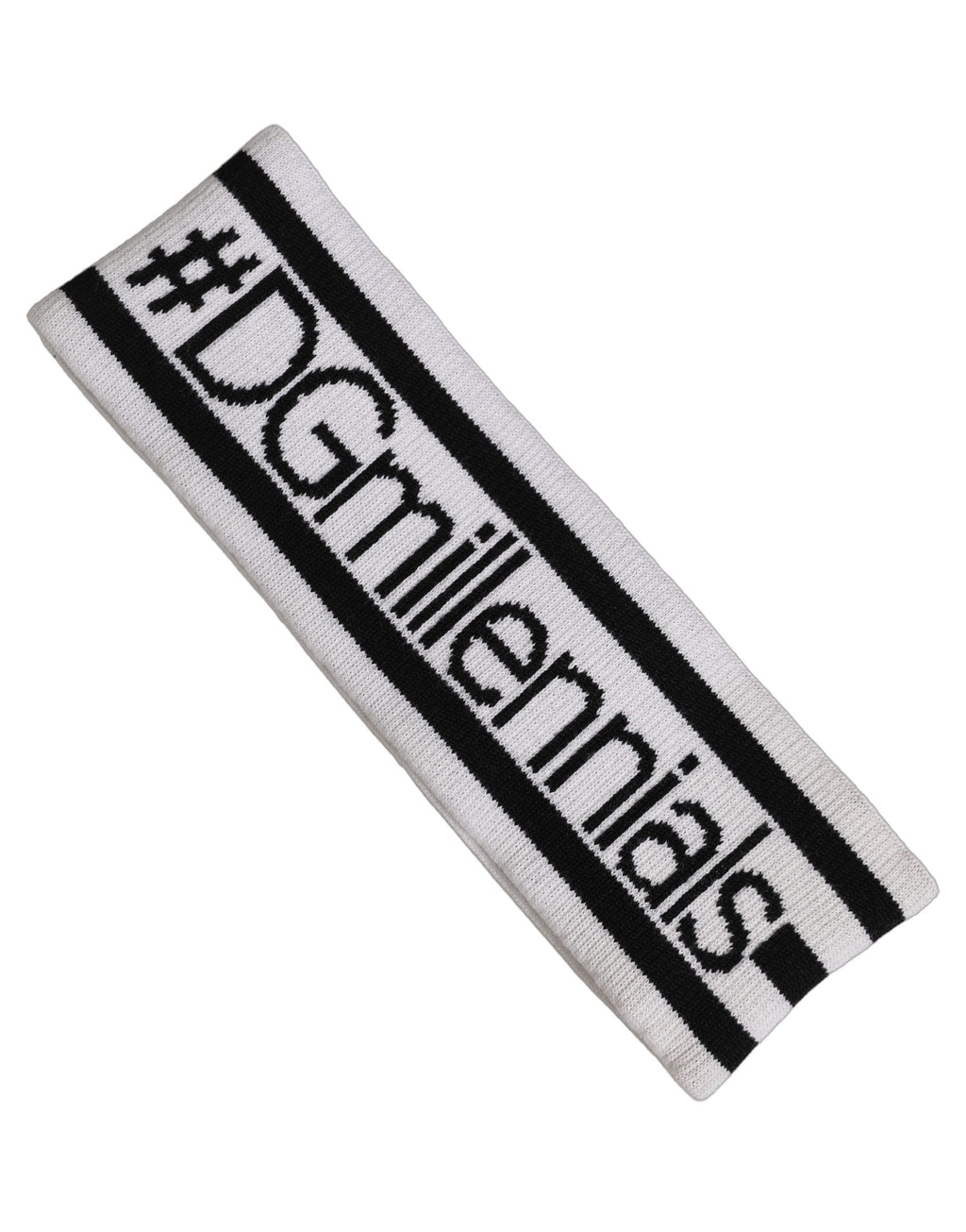 Dolce & Gabbana Stirnband aus weißer Wolle #DGmillennials One Size