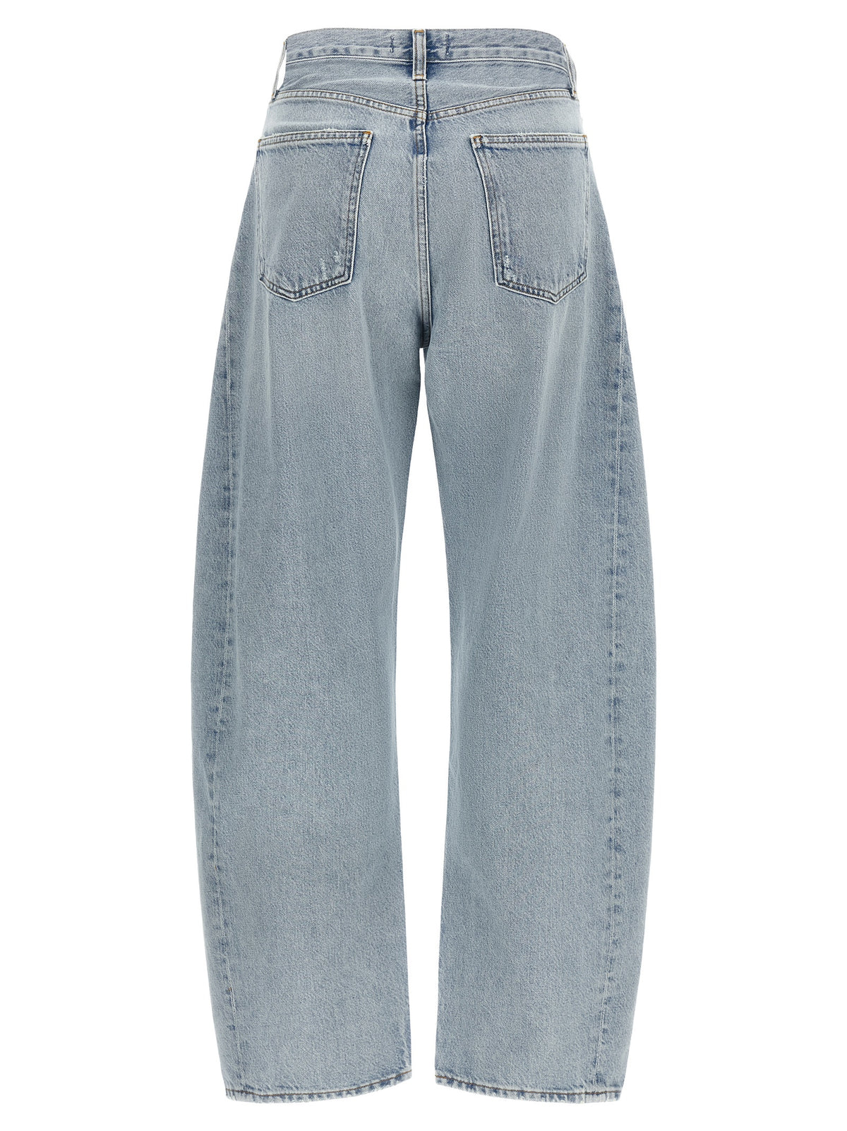 Agolde Blaue High-Waist Jeans aus Baumwolle