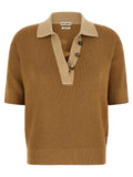 J.W.Anderson Beige Cotton Polo Shirt
