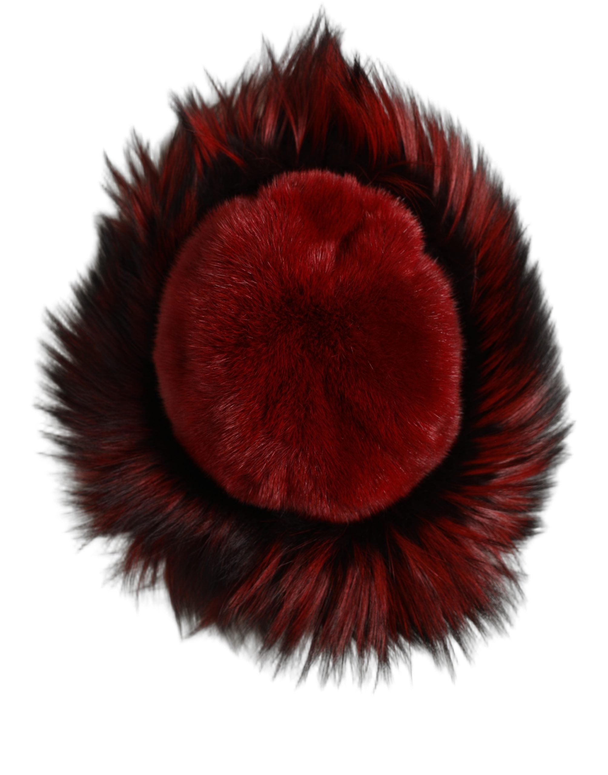 Dolce & Gabbana Damen-Bucket-Hat aus Rotfuchs- und Nerzfell