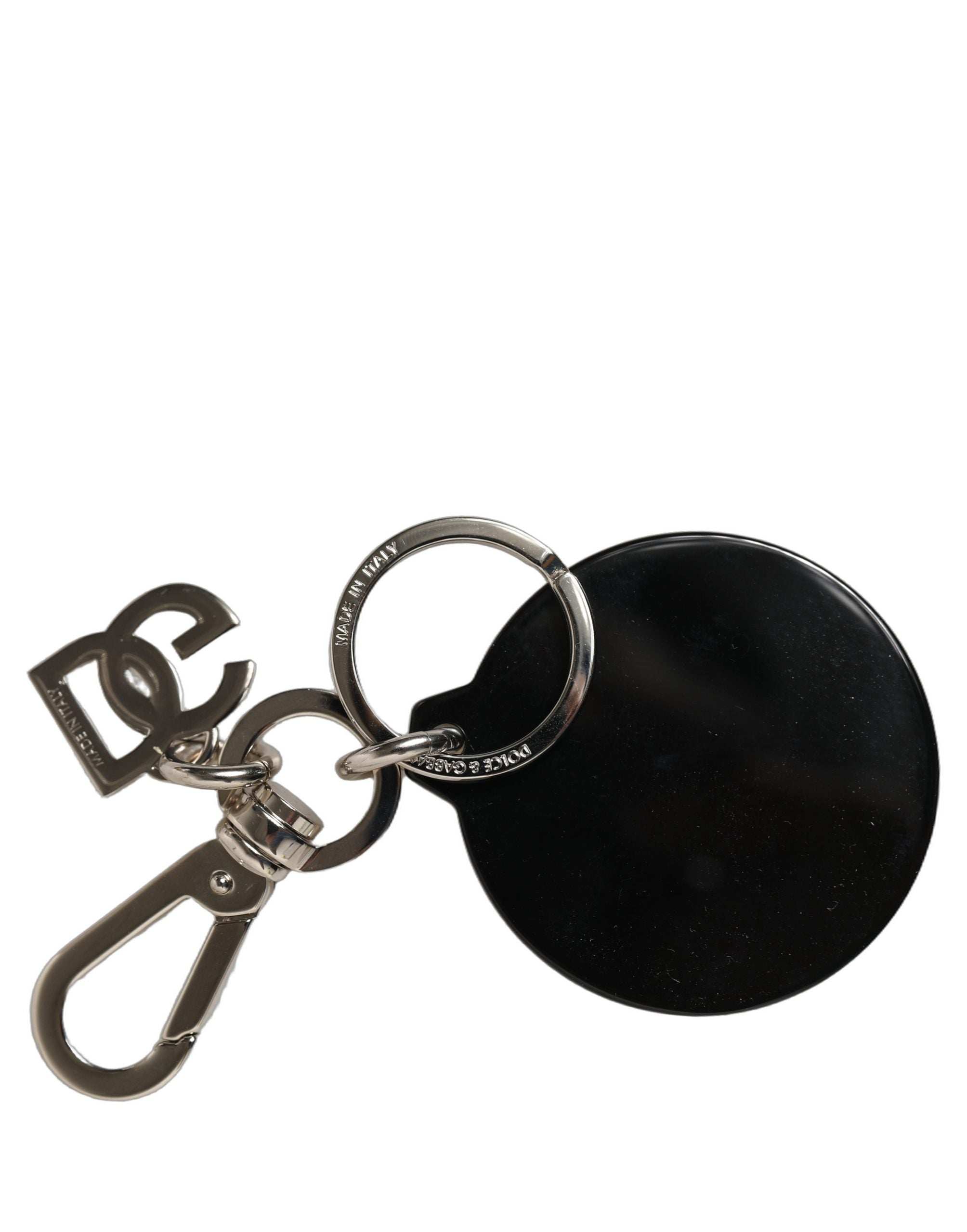 Dolce & Gabbana Schwarzer Kaisen Toge Inumaki Charm Metall Schlüsselanhänger